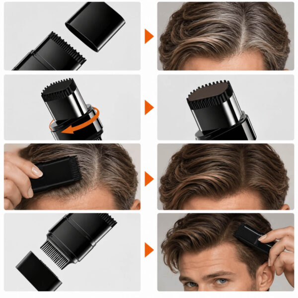 Bunee Cover Stick – Täck grått hår och skägg 20 g