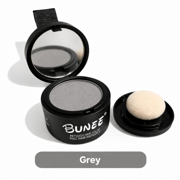 BUNEE Root Retouch Up Grå – Hårrotspuder för män