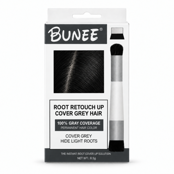 BUNEE Root Retouch Up hårrotspuder för män – täck grått hår och ljusa rötter